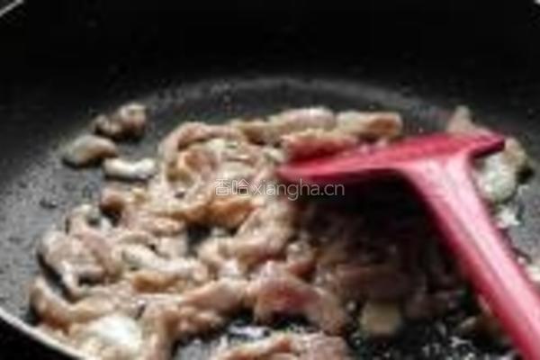 肉丝炒豆腐丝的做法图解3