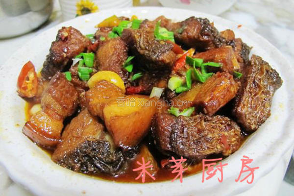 肉烧鱼