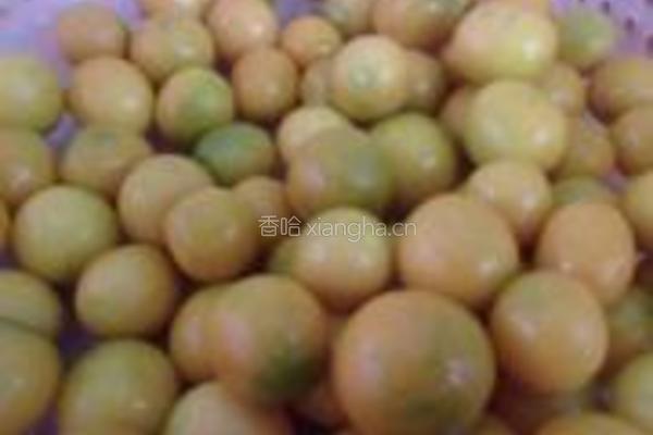 甜金桔的做法图解1