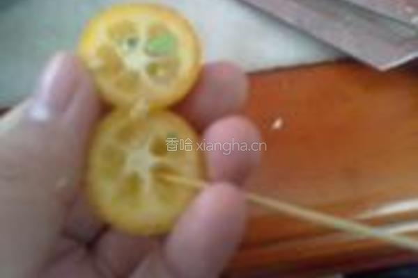 甜金桔的做法图解2