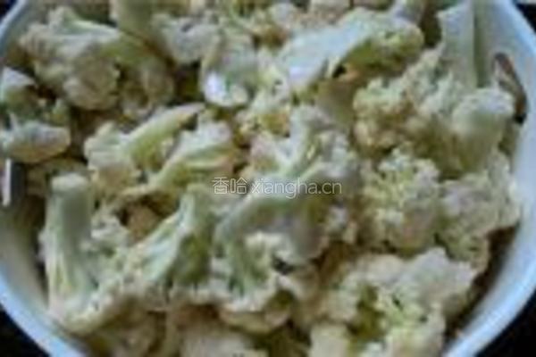 紫苏炒菜花的做法图解1
