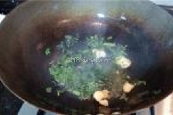 紫苏炒菜花的做法图解3
