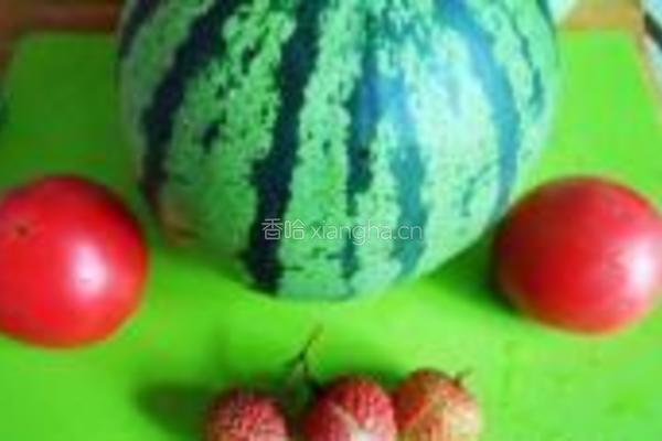 双红荔枝饮的做法图解1