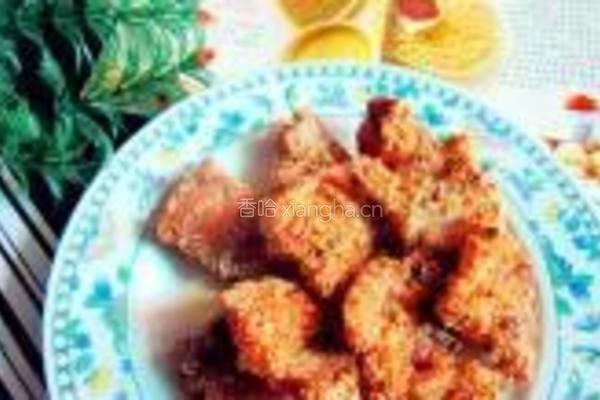 香煎米粉五花肉的做法图解7