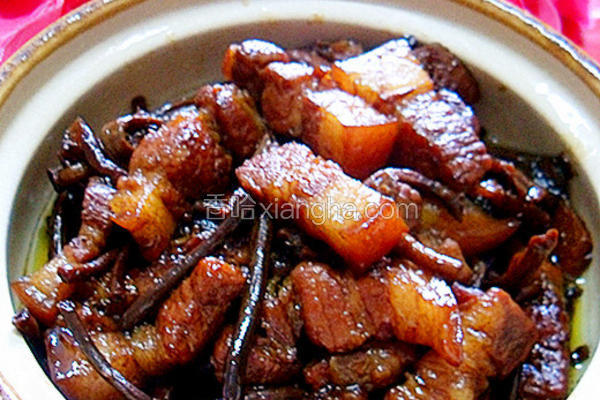 茶树菇烧肉