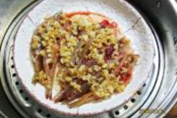 蒜蓉开片虾的做法图解8