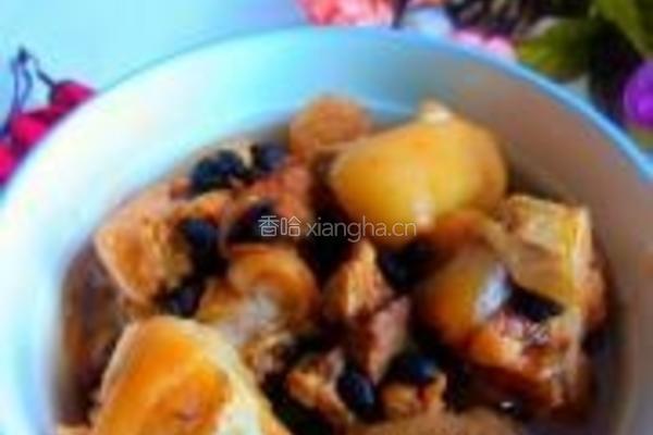 黑豆豉蒸猪蹄的做法图解11