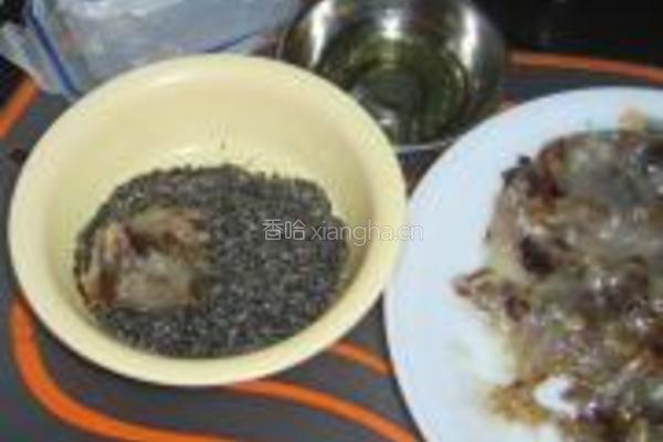 黑芝麻团糕的做法图解10