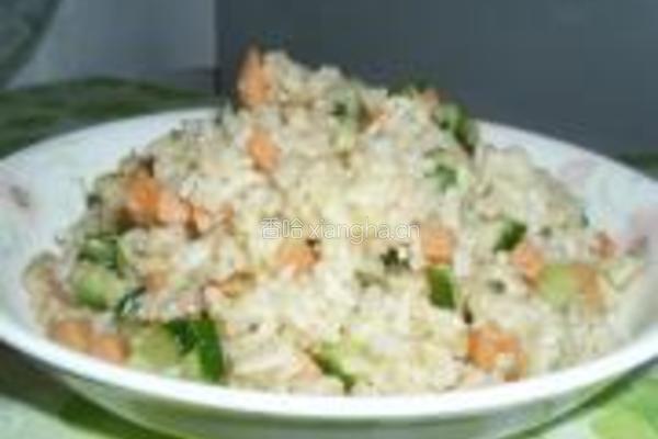 四丁炒饭的做法图解14