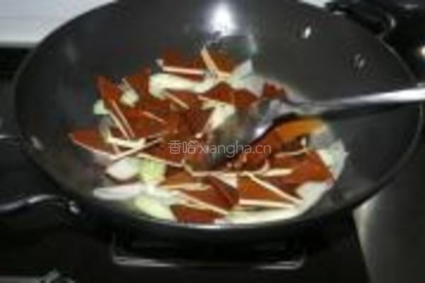 酱香大葱豆干的做法图解4