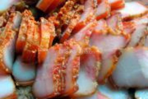 鲜黄豆炒腊肉的做法图解2