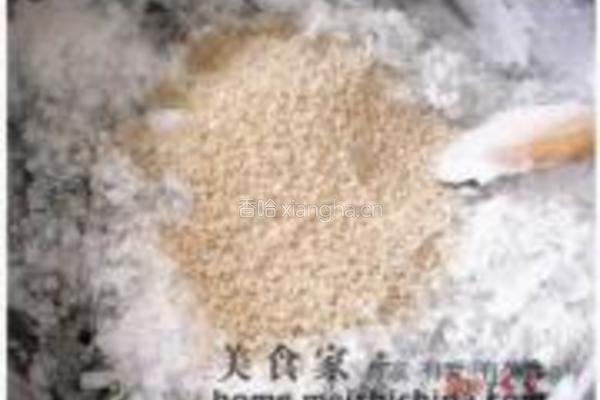 甜茴香芝麻小煎饼的做法图解5