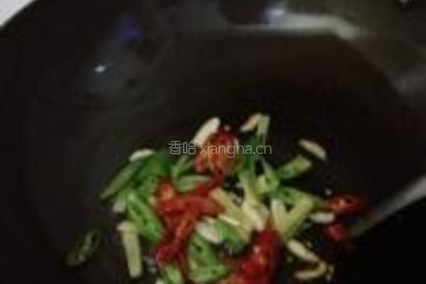 韭菜爆虾的做法图解5