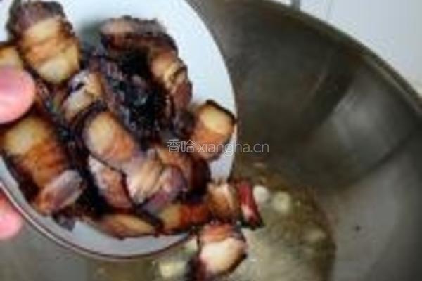 广西酸笋炒酱油肉的做法图解8