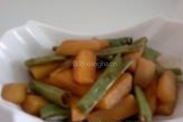 四季豆烧土豆的做法图解8