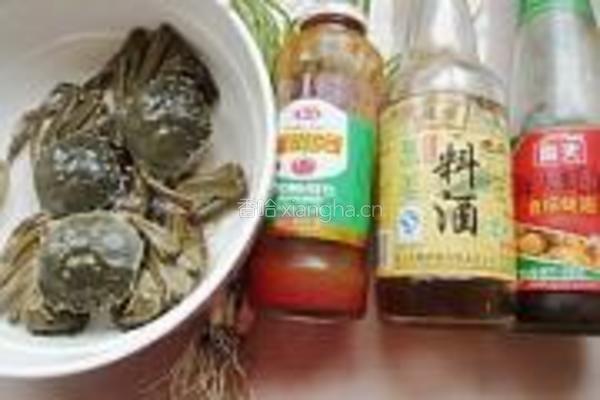 蚝油茄汁蟹的做法图解1