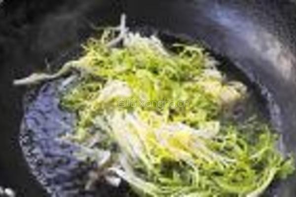 苦菊千张卷的做法图解3