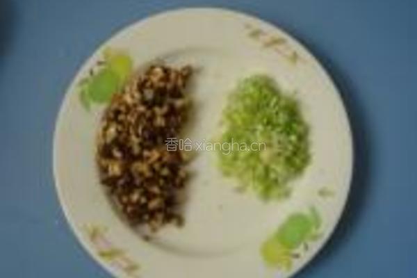 麦香腊味糯米包的做法图解3