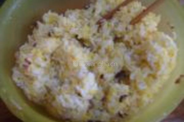 麦香腊味糯米包的做法图解6