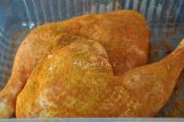 香烧鸡腿煲的做法图解4