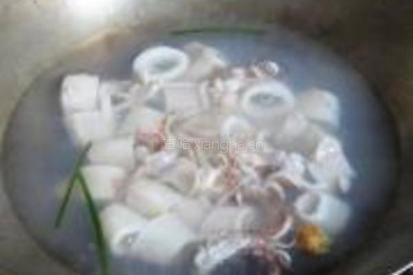 香煎鱿鱼筒的做法图解3