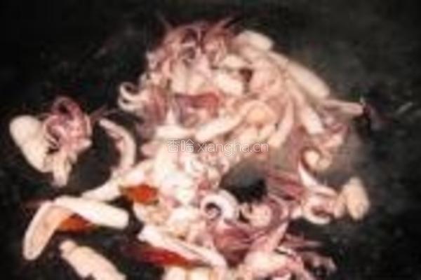 葱烤鱿鱼的做法图解6
