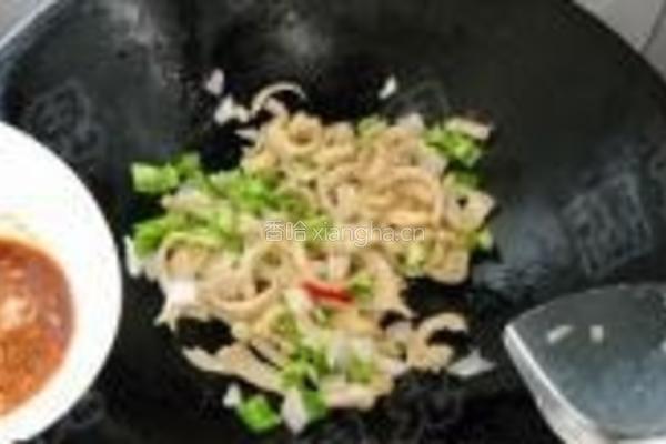 烤肉料素炒面筋的做法图解8