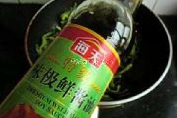 青椒炒肉丝的做法图解8