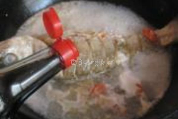 蒜子烧海鲈鱼的做法图解5