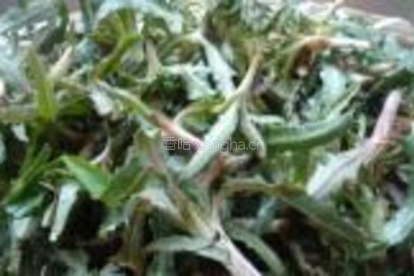 凉拌苦苦菜的做法图解1