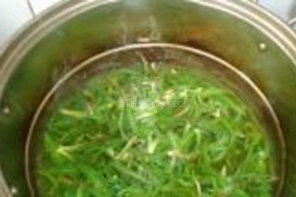 凉拌苦苦菜的做法图解2