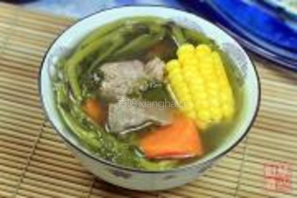 西洋菜煲猪骨汤的做法图解6