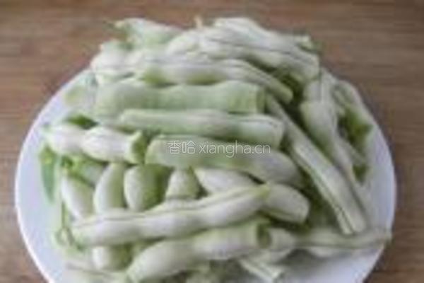干焅四季豆的做法图解1
