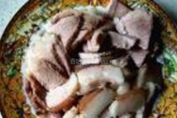 蕨菜炒回锅肉的做法图解5