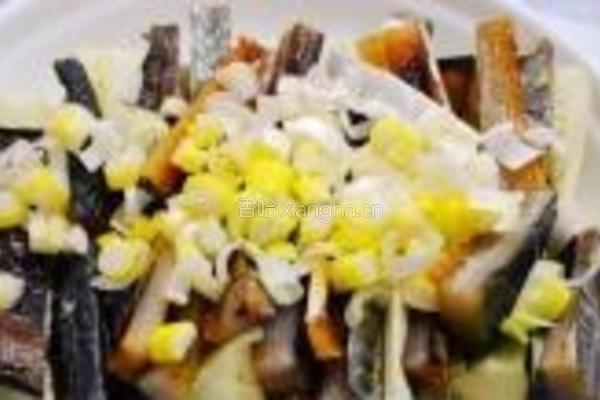 咸鲅鱼蒸茄子的做法图解4
