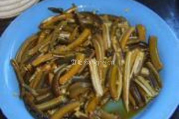 蒜苗炒鳝丝的做法图解3