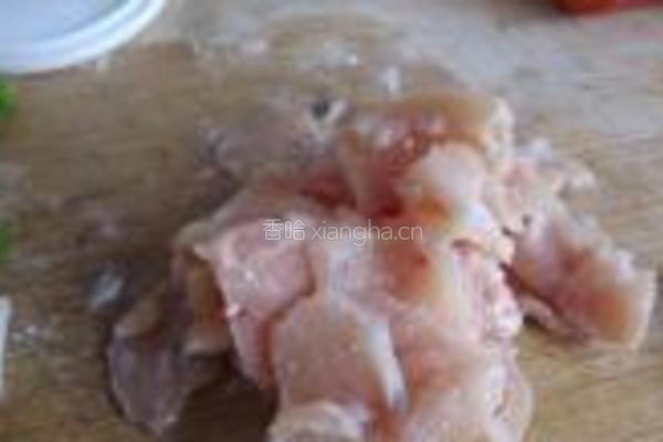 鸡片核桃仁的做法图解3