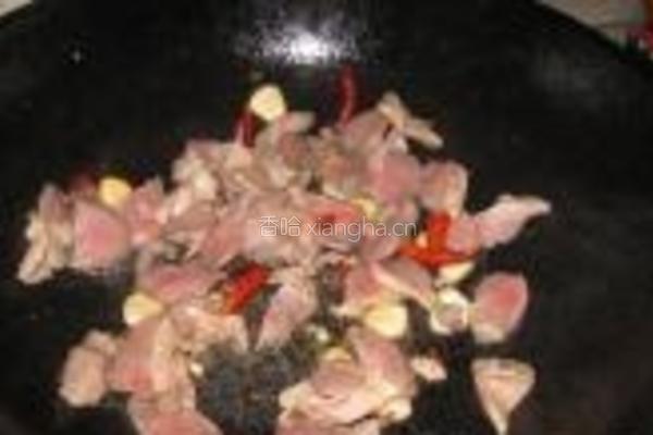 酸豆角炒鸡胗的做法图解7