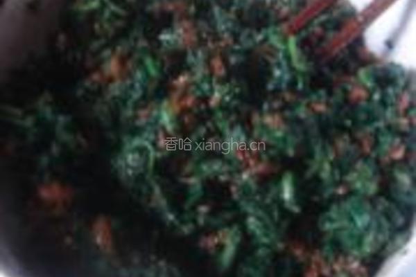 荠菜团子的做法图解11