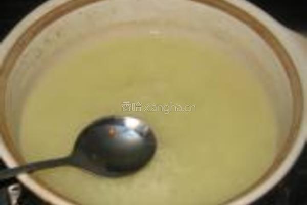 金银花瘦肉粥的做法图解4