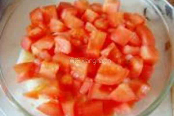 番茄菜花蒸蛋的做法图解6