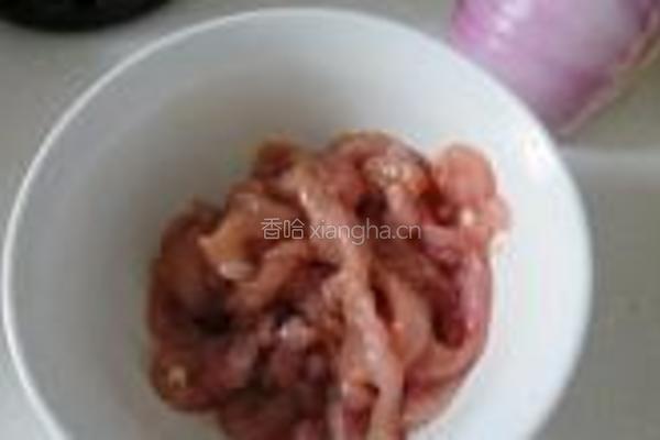 苤蓝炒肉丝的做法图解5