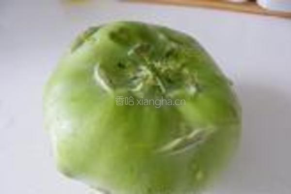 苤蓝炒肉丝的做法图解1