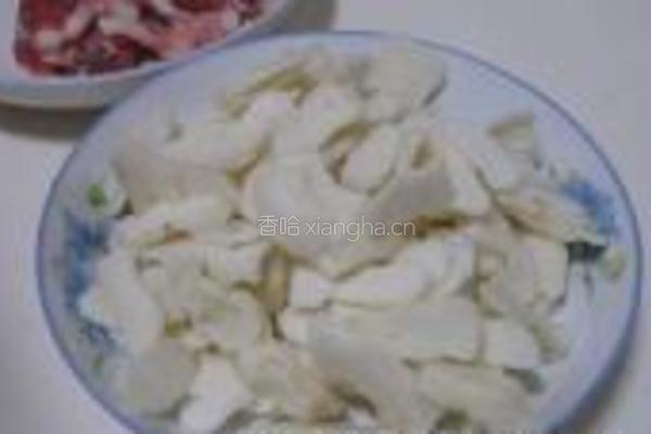 荸荠肉片的做法图解2
