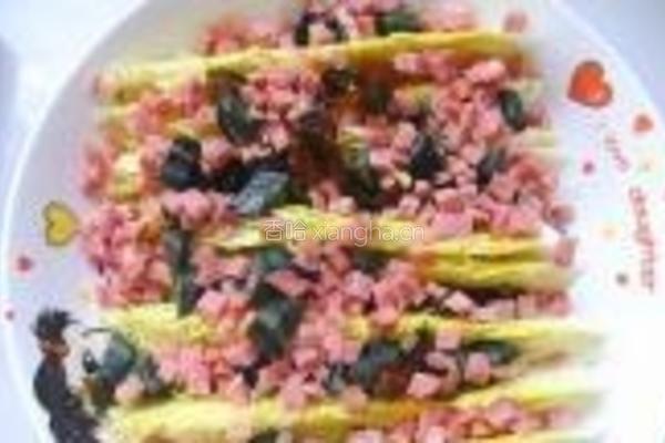 金针菇蒸娃娃菜的做法图解4