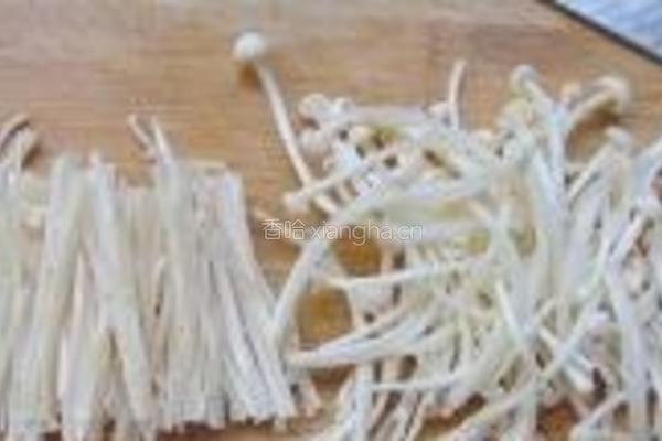 金针菇蒸娃娃菜的做法图解6