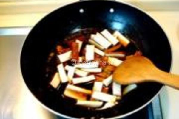 蚝油熏干扁豆的做法图解6