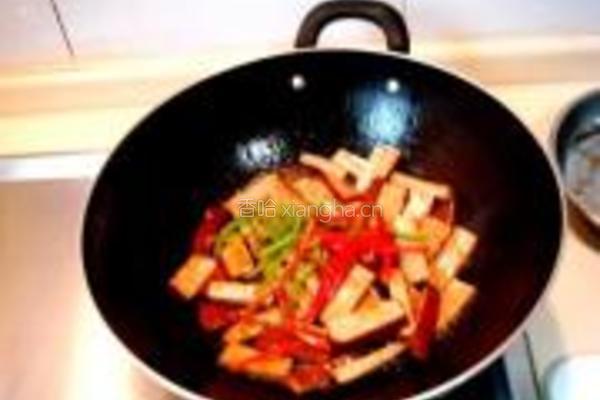 蚝油熏干扁豆的做法图解8