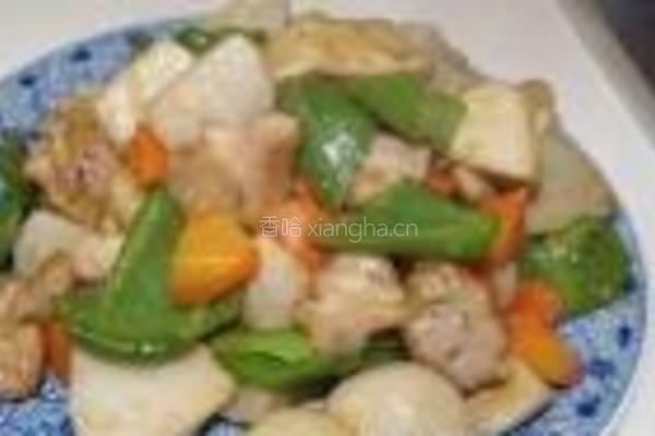 炒芋头与鸡肉的做法图解5