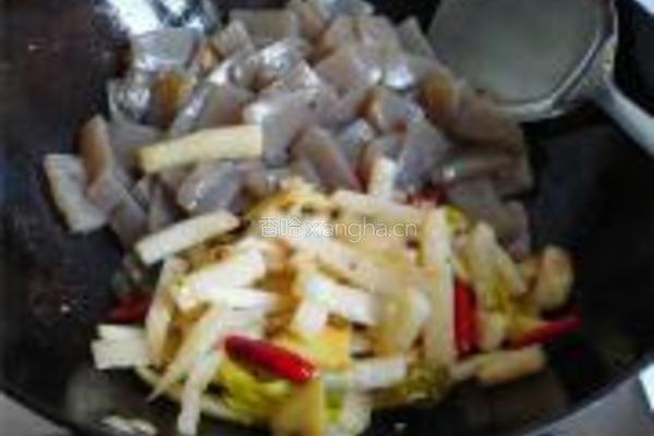 酸菜魔芋豆腐的做法图解7